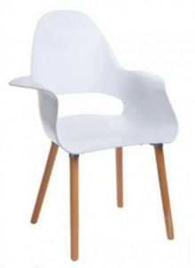 Krzesło A-Shape PP białe