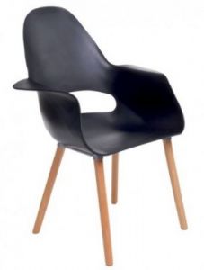 Krzesło A-Shape PP czarne