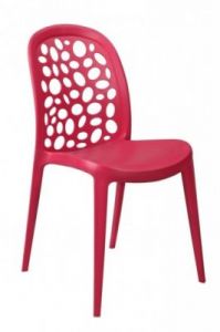 Krzesło Bladder czerwone