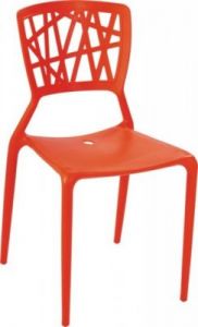 Krzesło Bush czerwone