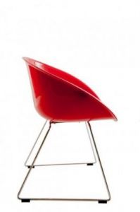 Krzesło Cube czerwone