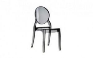 Krzesło Mia black transp