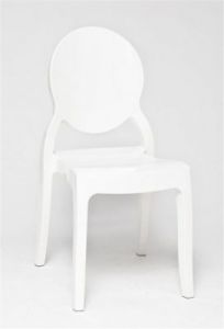 Krzesło Mia White Glossy