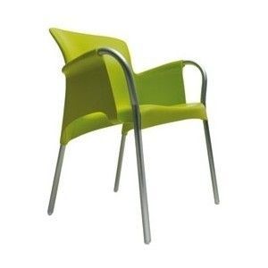Krzesło OH z podłokietnikami Lime green