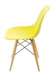 Krzesło P016W PP dark olive, drewniane nogi