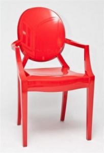Krzesło Royal czerwone