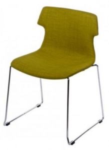 Krzesło Techno SL tapicerowane oliwkowe