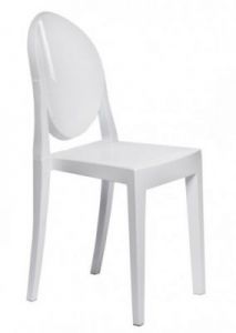 Krzesło Viki białe pełne