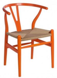 Krzesło Wicker Color pomarańczowe