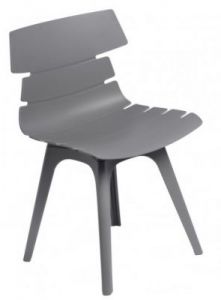 Krzesło Techno szare, podstawa szara