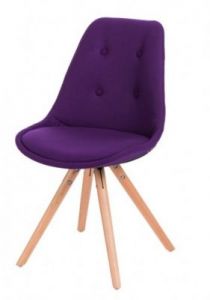Krzesło Norden Star pikowane fioleto
