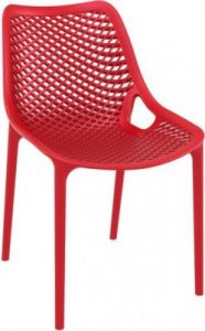 Krzesło Grid czerwone
