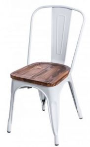 Krzesło Paris Wood biały sosna