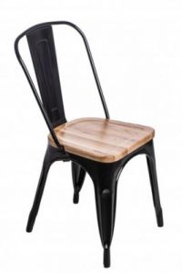 Krzesło Paris Wood czarny jesion