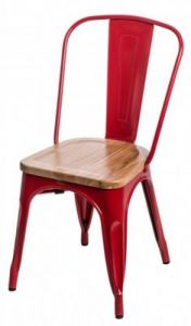 Krzesło Paris Wood czerwony jesion