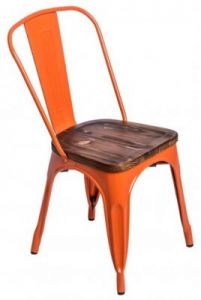 Krzesło Paris Wood pomarańczowy sosna
