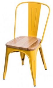 Krzesło Paris Wood żółty jesion