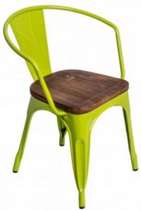 Krzesło Paris Arms Wood ziel jasny sosna