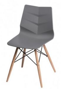 Krzesło Leaf DSW szare