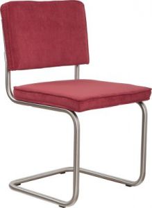 Zuiver Krzesło RIDGE BRUSHED RIB czerwone 21A 1100079